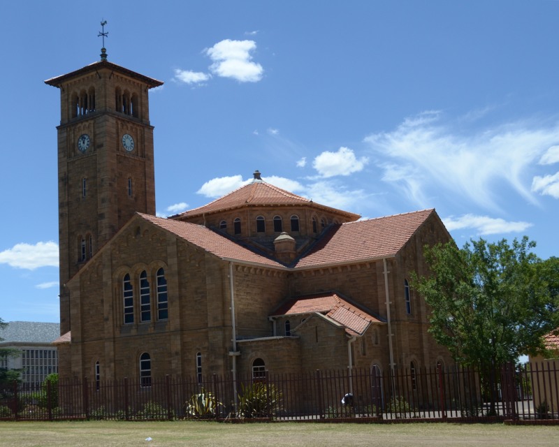 The beautiful NG church in the middle of Bethlehem